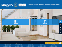 Tablet Screenshot of benin.com.br
